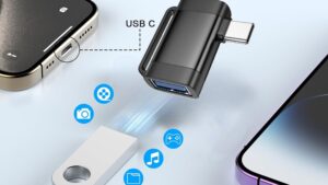 HOCO-UA31F OTG Lightning and Type-C to USB A Adapter UA31F OTG Lightning and Type-C to USB A Adapter