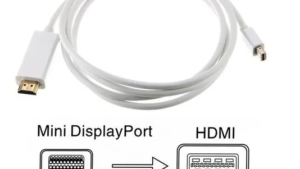 Mini DisplayPort Male to HDMI Male Cable