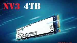 SNV3S/4000G Kingston NV3 4TB PCIe NVMe SSD 6000 MBs Kingston NV3 4TB PCIe 4.0 NVMe SSD M.2 2280 Interface Internal Solid State Drive