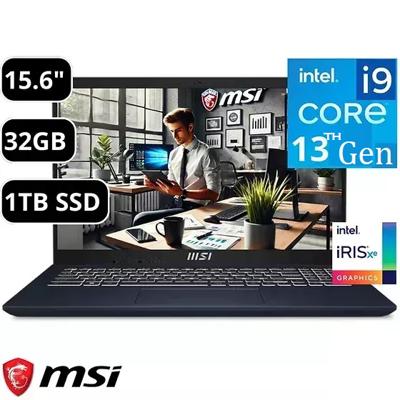 9S7-15H411-010-RF MSI MODERN 15 B13M i9-13900H 32GB RAM 1TB SSD   MSI MODERN 15 B13M  Intel Core™ i9-13900H