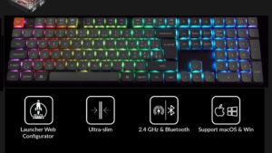 K5M-H1 K5 Max Mechanical Keyboard Gateron Red Switch Keychron K5 Max Gaming Mechanical Keyboard