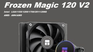 TL-C12B-V2 Frozen Magic 120 V2 CPU Liquid Cooler ARGB THERMALRIGHT Frozen Magic 120 V2 CPU Liquid Cooler -  ARGB Cold Head - 120mm Fan -  2800 RPM 3-pin 5V Connector -  Compatible LGA115X/1200/1700/2011/2066 &  AM4/AM5 - Aluminum Radiator