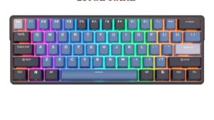 RK61 Plus ROYAL KLUDGE  Tri-mode Connectivity Mechanical Keyboard 2.4G Wireless Bluetooth RGB Backlit 61 Programmable Keys 60% Layout