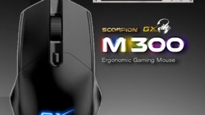 SCORPION-M300 GX Gaming Scorpion M300 RGB Gaming Mouse Genius GX Gaming Scorpion M300 RGB Gaming Mouse -  USB Wired - Adjustable DPI 800 / 1200 / 1600 / 2400 -  Right Handed Ergonomic - Compatible with Windows & macOS