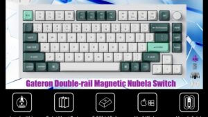 Q1H-P1 Keyboard Double-rail Magnetic Nebula Switch Keychron Q1 HE QMK Wireless Custom 75% Layout Metal RGB Keyboard with Hall Effect Gateron Double-rail Magnetic Nebula Switches ; 1000 Hz 2.4 GHz Mode or Bluetooth 5.1 for up to 3 Device Connectivity