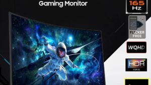 LS27CG552EMXUE 27 inch QHD VA Curved Monitor 165Hz Samsung Samsung Odyssey G5 G55C Curved Monitor