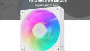 FD12-ARGB-WH-3IN1 DeepCool FD12 ARGB 3x WHITE Case Fans 120mm DeepCool FD12 ARGB 3x WHITE Case Fans 120mm ;Hydro Bearing Tech High Speed 2050 RPM 63.6 CFM ; 1.56 W Power-Efficient ; 3-pin (+5V-D-G) LED @ 5V DC ; Addressable RGB Fans with Daisy Chain Connectors | 3 PACK WHITE 