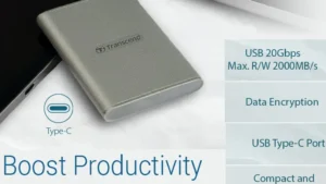 TS1TESD360C Transcend 1TB External SSD Type-C 20Gbps Transcend 1TB ESD360C External Portable SSD ; 20Gbps USB Type-C Up to 2