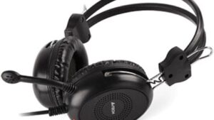 A4TECH HS-30 ComforFit Stereo Headset in Black - Headband Wearing style - Wired 2m Cable length A4TECH HS-30 ComforFit Stereo Headset in Black