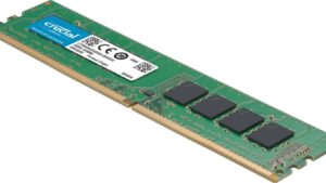 CB16GU3200 Crucial RAM 16GB DDR4 3200MTs UDIMM 288-pin Crucial RAM 16GB DDR4 3200MT/s CL22 UDIMM 288-pin 1.2V Desktop Memory - One Module - CB16GU3200 - GREEN