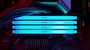 Kingston Fury Beast RGB RAM 8GB 3600MT/s DDR4 CL17 DIMM Computer Memory KF436C17BB2A/8 . Intel XMP Certified and XMP-Ready Plug N Play at 2666MT/s