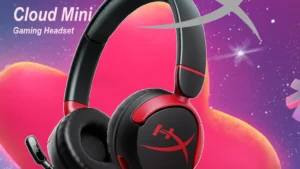 7G8F4AA Cloud Mini Wired Gaming Headset for Kids HyperX Cloud Mini Gaming Headset for Kids ; Volume level below 85dB ; Immersive audio ; Durable tuck-away boom microphone ; Lightweight comfort ; Adjustable