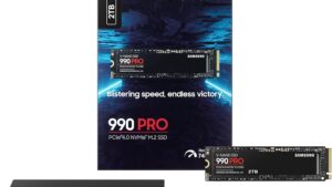 SAMSUNG990 PRO 2TB SSD NVME 7450MB/S ONLY FROM EXPERT ZONE Samsung 990 PRO Series - 2TB PCIe Gen4. X4 NVMe 2.0c - M.2 Internal SSD (MZ-V9P2T0B/AM)