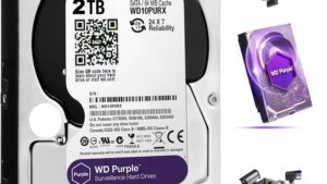 WD20PURX-64P6ZY0 WD Purple HDD 2TB Surveillance Hard Disk Drive WD Purple HDD 2TB Surveillance Hard Disk Drive - 5400 RPM Class SATA 6 Gb/s 64MB Cache 3.5 Inch - WD20PURX-64P6ZY0