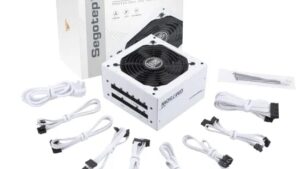 GM750W-ATX-3.0-WH WHITE 750W PSU 80 Plus Gold Full Modular PCIe5 Segotep GM750W 750W Power Supply