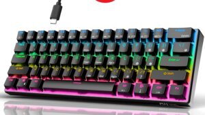 RK ROYAL KLUDGE RK61 61 Keys Mechanical Keyboard