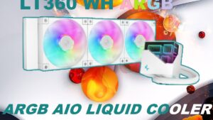 R-LT360-WHAMNC-G-1 DeepCool LT360 WH ARGB AIO WHITE LIQUID COOLER DeepCool LT360 WH ARGB AIO WHITE LIQUID COOLER