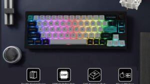 Q2M-M1 Max Wireless Custom Mechanical Gaming Keyboard Keychron Q2 Max Wireless Custom Mechanical Gaming Keyboard