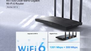 TP-Link AX1500 Dual-Band Gigabit Wi-Fi 6 Router