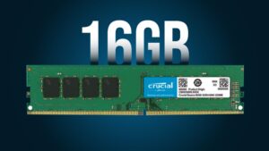 CB16GU3200 Crucial RAM 16GB DDR4 3200MTs UDIMM 288-pin Crucial RAM 16GB DDR4 3200MT/s CL22 UDIMM 288-pin 1.2V Desktop Memory - One Module - CB16GU3200 - GREEN