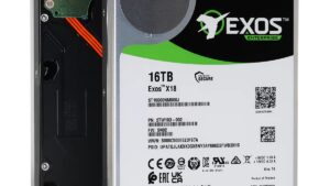 Seagate Exos X18 16TB Enterprise HDD - CMR 3.5 Inch Hyperscale SATA 6Gb/s