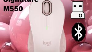 910-006593 Signature M550 Wireless Bluetooth PINK Mouse Logitech Signature M550 Wireless Bluetooth Mouse with Logi Bolt USB Receiver -  Small to Medium Sized Hands