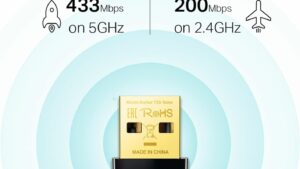 ARCHER-T2U-NANO Archer T2U Nano Mini AC600 USB Wifi Adapter TP-Link Archer T2U Nano Mini - AC600 USB 2.0 Wifi Adapter