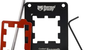 TG-CSF-AM5 Thermal Grizzly AM5 Contact Sealing Frame Thermal Grizzly AM5 Contact Sealing Frame - Contact Frame & CPU Guard Combination - Optimizes Contact Pressure Points & Protects Components - for AMD Ryzen 7000 CPUs