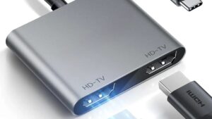 USB C to Dual HDMI Adapter