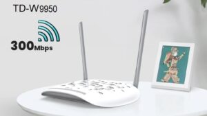 TD-W9950 300 Mbps Wireless VDSL ADSL Modem Router TP-Link 300 Mbps Wireless VDSL/ADSL Modem Router