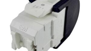 3M Volition Cat6 8-Way Female Tool-less IO Information Outlet RJ45 Connector Keystone Mount 3M Cat6 RJ45 Connector Keystone Mount