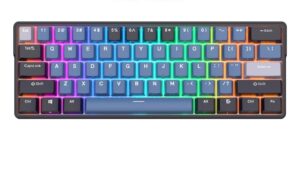 RK61 Plus ROYAL KLUDGE  Tri-mode Connectivity Mechanical Keyboard 2.4G Wireless Bluetooth RGB Backlit 61 Programmable Keys 60% Layout