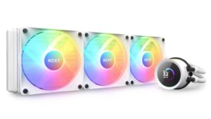 NZXT Kraken 360 RGB - 360mm AIO CPU Liquid Cooler - RL-KR360-W1 - Customizable 1.54" Square LCD Display for Images