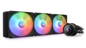 NZXT Kraken 360 RGB - 360mm AIO CPU Liquid Cooler - Customizable 1.54" Square LCD Display for Images
