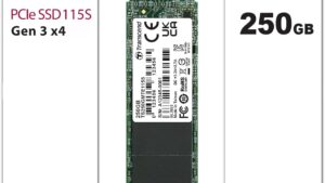 Transcend 250GB MTE115S NVMe Internal SSD - Gen3 x4 PCIe M.2 2280