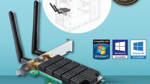 TP-Link AC1300 PCIe WiFi PCIe Card (Archer T6E) - 2.4G/5G Dual Band Wireless PCI Express Adapter