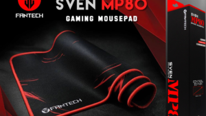 FANTECH MP80 Sven Premium Professional Gaming Mouse Pad - Size 800x300x3 For Keyboard & Mouse - Non-Slip Base - Sealed Edges - Heavily Textured Wave Surface Professional Gaming Mouse Pad XL