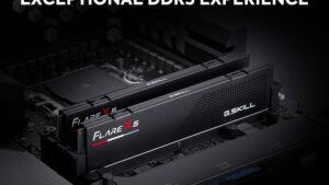 AMD EXPO DDR5 RAM 32GB 6000MT/s CL32 G.SKILL Flare X5 Series AMD EXPO DDR5 RAM 32GB 6000MT/s CL32 (2x16GB) 1.35V Desktop Computer Memory UDIMM  - Matte Black (F5-6000J3238F16GX2-FX5)