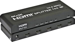 Split 1 HDMI input signal to 4 HDMI output signals