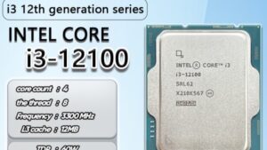 Intel Core i3 (12th Gen) i3-12100 Quad-core (4 Core) 3.30 GHz Processor