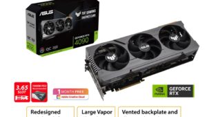 ASUS TUF Gaming GeForce RTX 4090 OC Edition Gaming Military Grade Graphics Card (PCIe 4.0