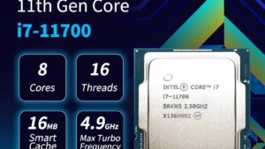Intel Core i7-11700 CPU Processor - Core i7 11th Gen Rocket Lake 8-Core 2.5 GHz LGA 1200 65W Intel UHD Graphics 750 Desktop Processor - TRAY - NO BOX