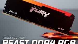 Kingston Fury Beast RGB RAM 8GB 3600MT/s DDR4 CL17 DIMM Computer Memory KF436C17BB2A/8 . Intel XMP Certified and XMP-Ready Plug N Play at 2666MT/s