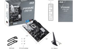 90MB1HF0-MVAAY0 ASUS PRIME Z790 V AX Motherboard DDR5 ASUS PRIME Z790-V AX Motherboard DDR5 LGA1700 Intel Core 14th 13th 12th Gen Processors