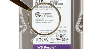 Western Digital Purple 2TB Surveillance Hard Disk Drive – 5400 RPM Class SATA 6 Gb/S -  3.5 Inch – Designed For 24×7 Systems – Supports Up To 64 HD CCTV Cameras Purple 2TB Surveillance Hard Disk Drive