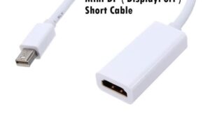 Thunderbolt Mini DisplayPort to HDMI Female Adapter Cable Mini DP / mDP / Display Port Male to HDTV COMPATIBLE WITH TABLETS