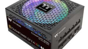Brand Thermaltake Compatible devices Personal Computer Output wattage 850 Form factor ATX Wattage 850 watts 850W ARGB GOLD FULLY MODULAR PSU