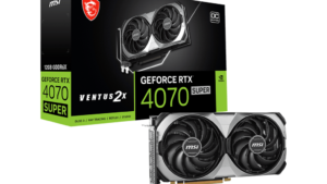 MSI Ventus 2X OC GeForce RTX 4070 SUPER 12GB GDDR6X PCI Express 4.0 ATX Video Card RTX 4070 SUPER 12G VENTUS 2X OC