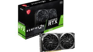 MSI - NVIDIA RTX 3050 VENTUS 2X XS 8G OC - 8GB GDDR6 - PCI Express 4.0 - Ampere Architecture Graphics Card - Dual Fan Thermal Design - Black