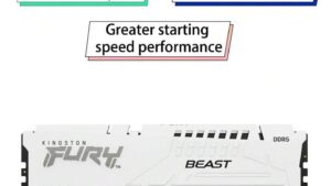 KF556C40BW-16 Kingston FURY Beast White 16GB 5600MT CL40 DDR5 Kingston FURY Beast White 16GB 5600MT/s CL40 DDR5 XMP DIMM